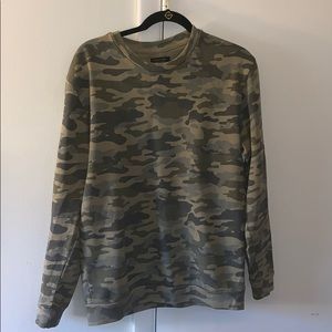 Zara Men’s camouflage sweatshirt